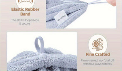 Microfiber Hair Towel Quick Drying Hair Wrap Towel Super Absorbent Hair Drying Cap Soft Headband NovaCart
