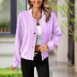 Ribbed Button-Up Knit Shacket FitiqueFit