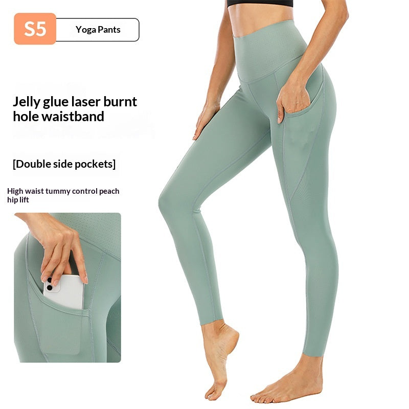 High Waist Pocket Stretch Leggings Women FitiqueFit