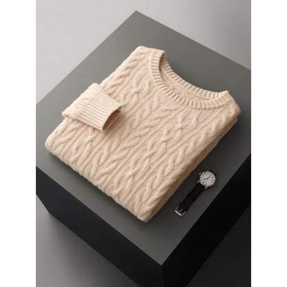 New Men's Round Neck Loose Sweater Grayceful LLC