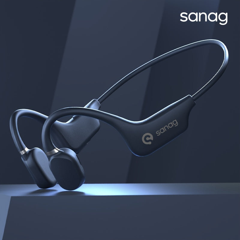 Sanag A5X Bone Conduction Headphones for Cycling, Sports, Fitness, and Workouts, 3D Stereo Headphones NovaCart