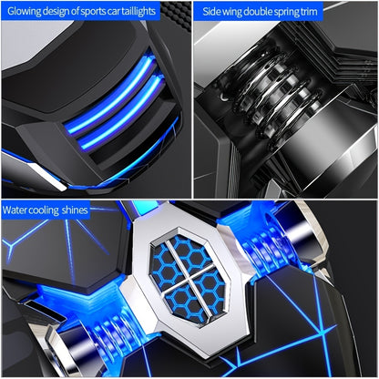 Silvery Carved Wired Mouse for E-Sports Gaming, Silent and Sound Chicken-Eating Mouse Macro for Desktops and Laptops NovaCart