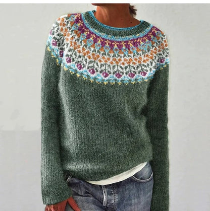 Women’s Fashionable Pullover Sweater Top | Cozy Everyday Knit FitiqueFit