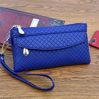 Women's Argyle Quilted Clutch Bag - Multi Zipper Wristlet Bag For Phone & Coin, Fashion Handbag - For Women - Suitable for Evening Parties & Casual Outings - Perfect Gift for Her NovaCart