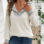 Women’s Color-Block V-Neck Pullover FitiqueFit