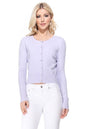 Gem Button Crew Neck Long Sleeve Sweater Cardigan Shop Style & More | Fresh Looks, Everyday Deals & Free Shipping