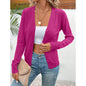 Women’s V‑Neck Button‑Down Cardigan Knit Sweater FitiqueFit