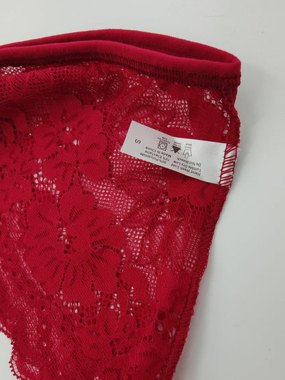 4 Pcs Women's Elegant Sheer Jacquard Lace Bikini Panties, Mid Stretch Low Waist Panties, Women's Lingerie & Underwear NovaCart