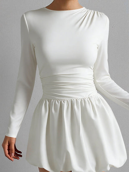Women's Solid Color Stretch Casual Dress FitiqueFit