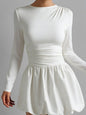 Women's Solid Color Stretch Casual Dress FitiqueFit