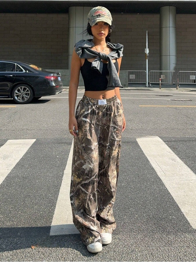 Women's Y2K Camouflage Cargo Pants FitiqueFit