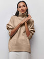 Winter Turtleneck Sweater Ins Solid Color Long Sleeve Pullover Top Women's Clothing Grayceful LLC