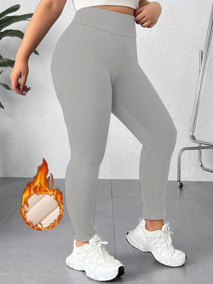 Women’s Plus Size Thermal Yoga Set | 4-Piece Activewear Outfit FitiqueFit