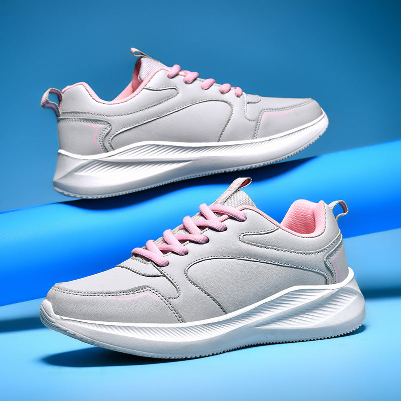 Women’s Waterproof Leather Sneakers FitiqueFit