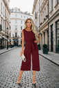 Women's Belted V-Neck Short Sleeve Straight-Leg Jumpsuit – 6 Colors S–2XL FitiqueFit