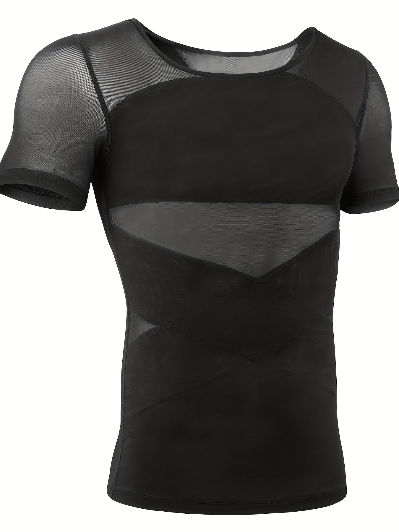 SCARBORO Men's Compression Shirt for Body Shaper Slimming Vest Tight Tummy Underwear Tank Top NovaCart