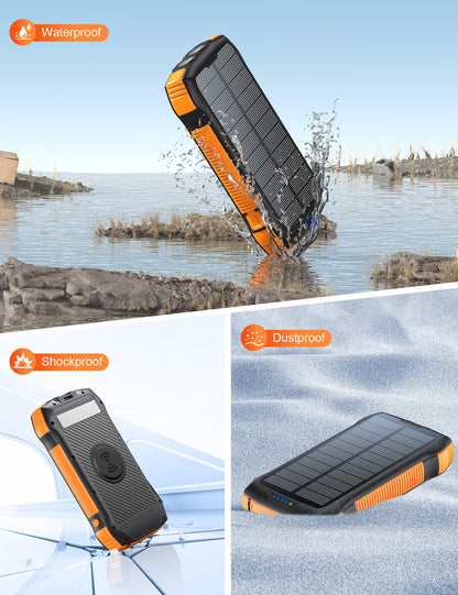 20000mAh Solar Power Bank SmartPursue™