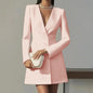 Women’s Deep V-Neck A-Line Dress FitiqueFit