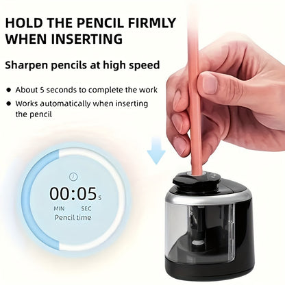 Electric Pencil Sharpener Desktop Automatic Office Stationery NovaCart