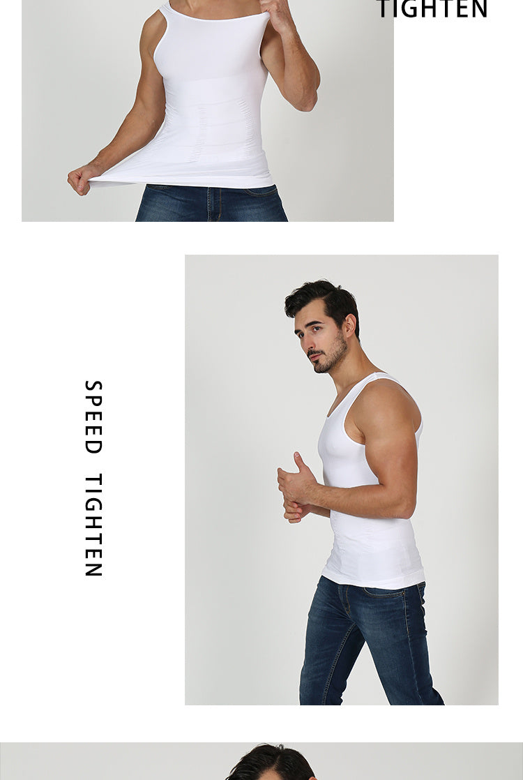 Men's Compression Body Shaper Tank Top, Slimming Vest NovaCart