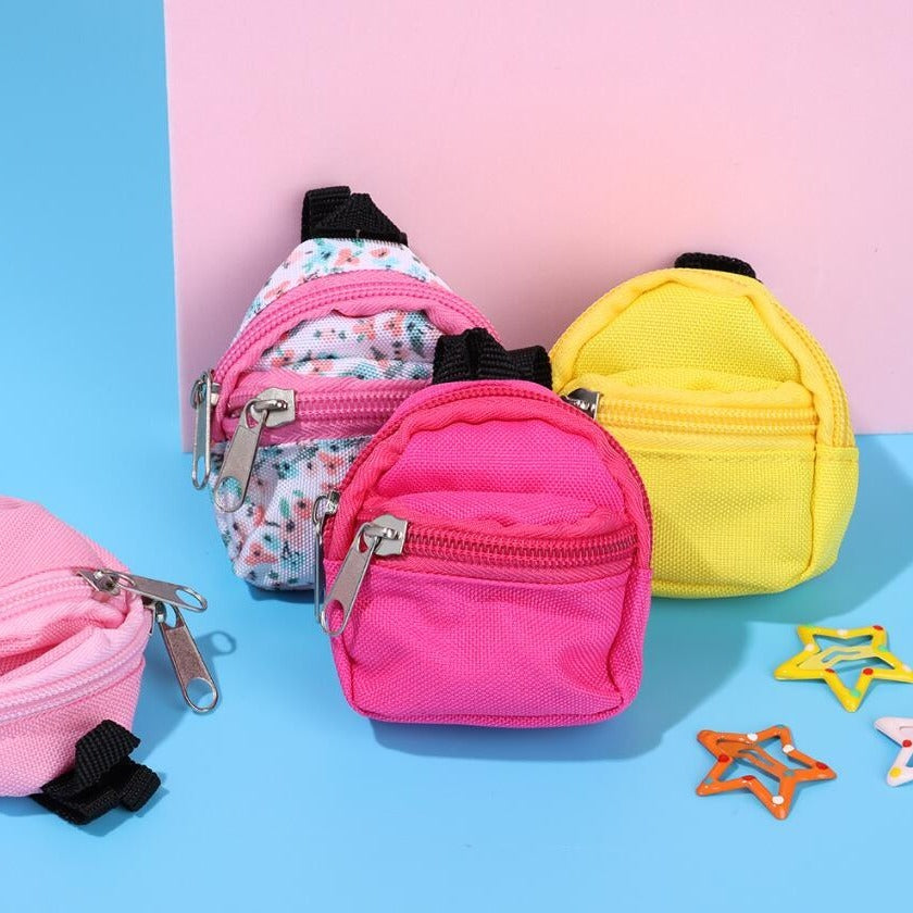 For LABUBU 11.81inch Doll 1/6 BJD Doll Mini Bag Backpack Mini Doll Bag Doll House Decoration Toy Accessories For Gifts Halloween, Christmas Gift NovaCart