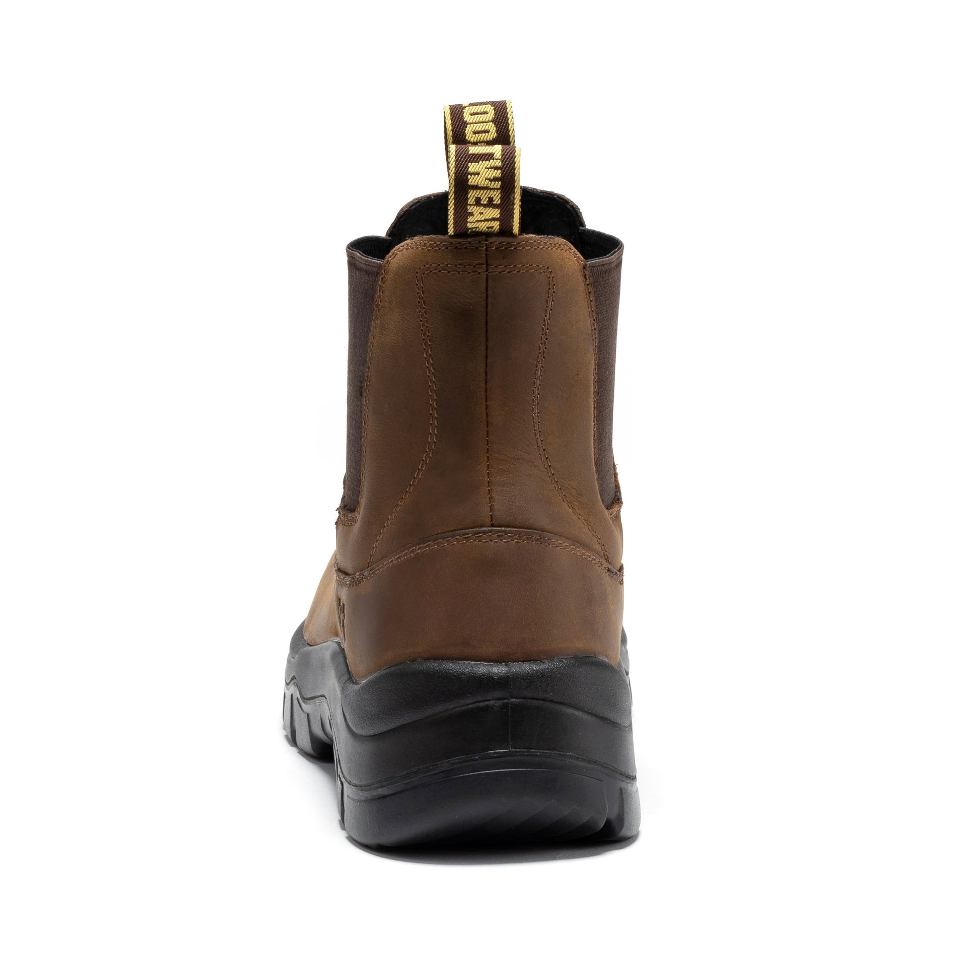 ROCKROOSTER Woodland Brown 6 inch Composite Toe Pull-on Leather Work Boots AK664 Rock Rooster Footwear Inc