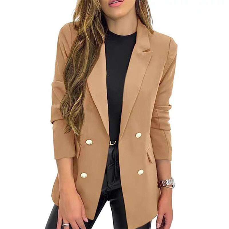 Casual Long Sleeve Lapel Button Autumn Coat FitiqueFit