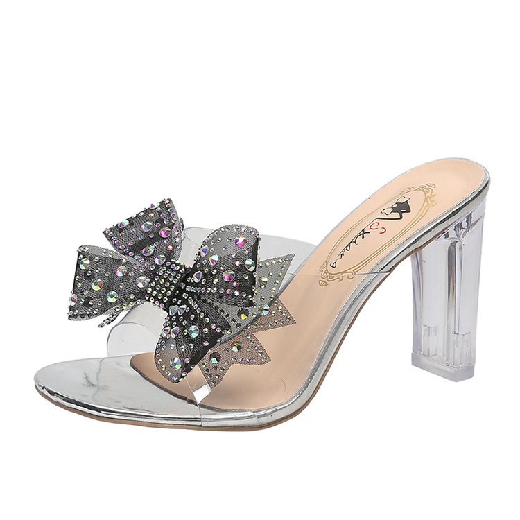 Women's Rhinestone Bow Flip Flops See size chart under “more details” The Fashion Celestial