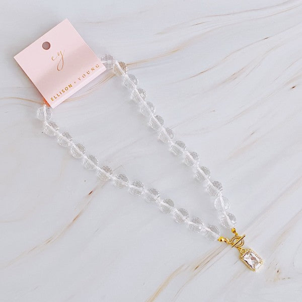 Clear Crystal Ball Chain Necklace Shop Style & More | Fresh Looks, Everyday Deals & Free Shipping
