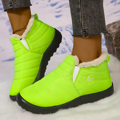 Women Winter Boots Slip On Winter Shoes For Women Ankle Boots Female Snow Boots NovaCart