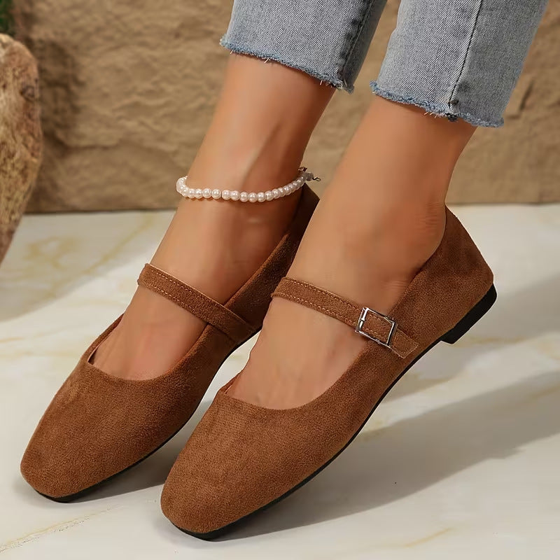 Women's Flat Vintage Mary Jane Pumps FitiqueFit