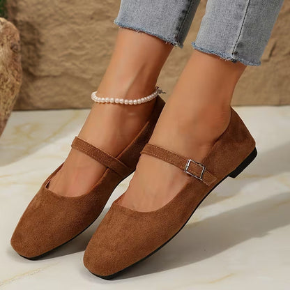Women's Flat Vintage Mary Jane Pumps FitiqueFit