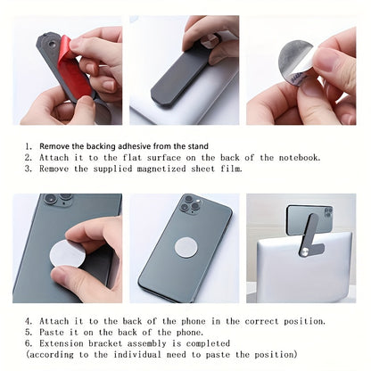 1pc Laptop Screen Support Holder Dual Monitor Display Clip Plastic Sticky Magnetic Notebook Computer Expansion Bracket NovaCart
