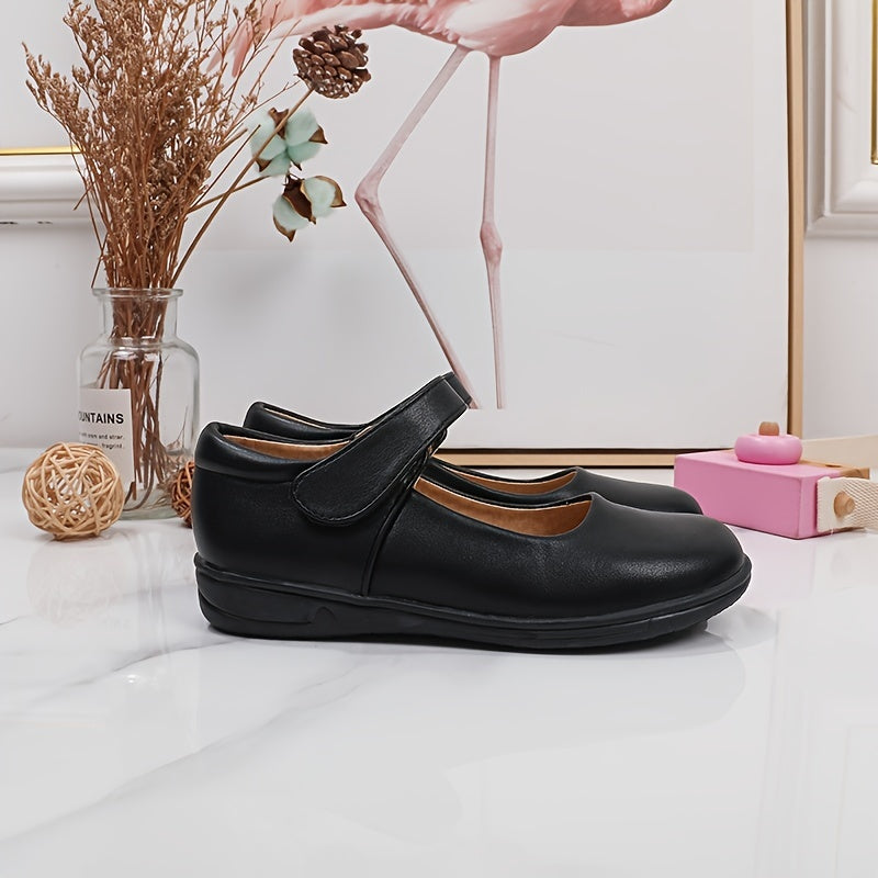 Girls' Black Shoes, Students' White Flat Shoes, Flower Girl Shoes, Middle and Older Kids' Students' Black Performance Shoes, Uniform Shoes NovaCart