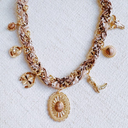 Wild West Desert Charm Scarf Necklace Shop Style & More | Fresh Looks, Everyday Deals & Free Shipping