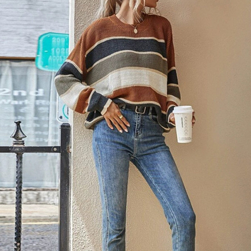 Women’s Striped Sweater FitiqueFit