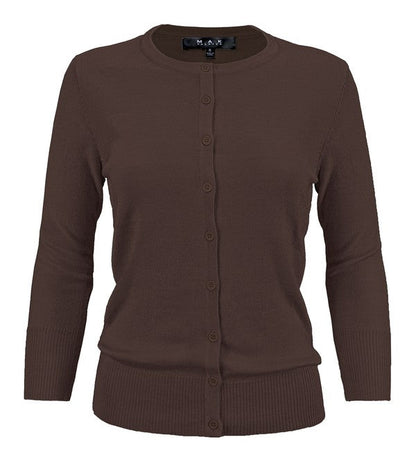 Crewneck Button Down Knit Cardigan Sweater Shop Style & More | Fresh Looks, Everyday Deals & Free Shipping