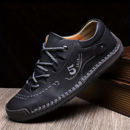 Men's Handmade Stitching Casual Shoes Flats Outdoor Walking Sneakers NovaCart