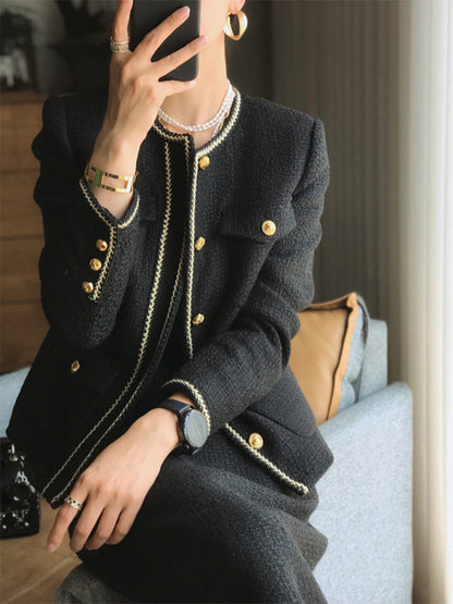 Tweed Skirt Suit Grayceful LLC