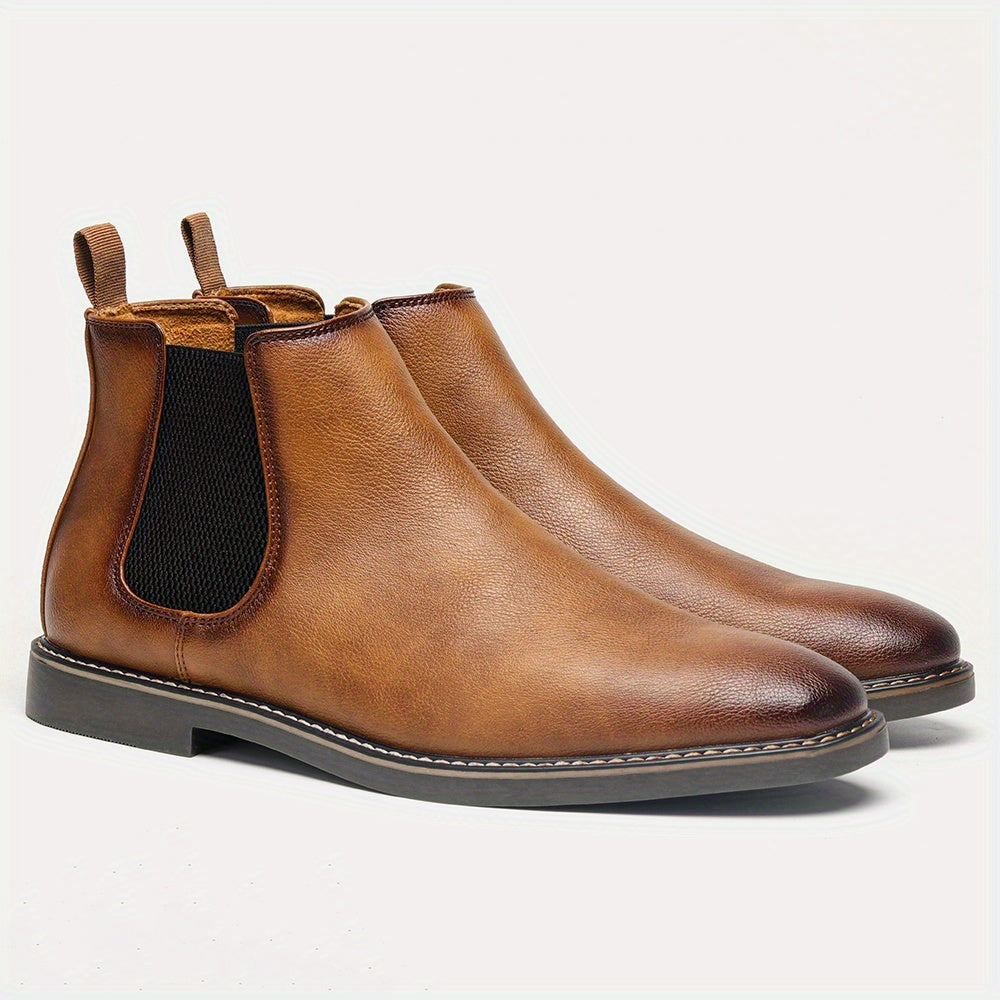 Men'S Chelsea Boots Available in Sizes 40-46, Classic Style Ankle Boots for Casual Wear #KD5232 NovaCart