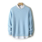 New Round Neck Double-strand Thickened Sweater For Men Grayceful LLC