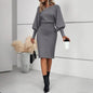 Women’s Lantern Sleeve Bodycon Dress FitiqueFit