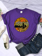 I'm Hiding From Stupid People Camping Scenery Women's Tops Hip-hop Fashion Street See size chart under “more details” The Fashion Celestial