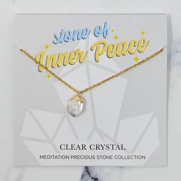 Meditation Semi-Precious Stone Pendant Necklace Shop Style & More | Fresh Looks, Everyday Deals & Free Shipping