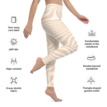 Women's Tropical Sandbar Yoga Leggings New Era Fashion LLc