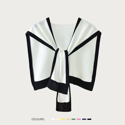 Air-conditioned Room Shawl Shoulder Neck Protection Fake Collar Skirt Grayceful LLC