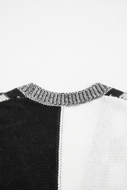 Checker Open Front Drop Shoulder Cardigan Shop Style & More | Fresh Looks, Everyday Deals & Free Shipping