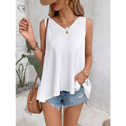 Women’s Feather Print V-Neck Camisole FitiqueFit
