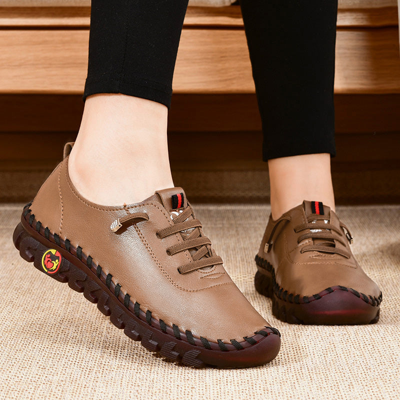 Spring/Autumn 2022 New Style Soft Sole Casual Mom Shoes, Flat Shoes for Women, Breathable and Comfortable Genuine Dance Shoes for Square Dancing, Women Shoes NovaCart