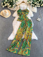 Printed Cami and Wide Leg Pants Set New Era Fashion LLc